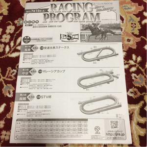 JRA Racing Program 2017.7 month 15 day ( earth ) cheap . futoshi good S,STV cup, other 