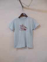 PUMA水色プリントTシャツ（USED）71617②_画像1