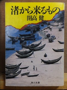 渚から来るもの　　　　　　開高 健　　　　　重版　　カバ　　　　　角川文庫