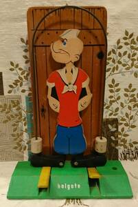  Popeye antique toy Popeye holgate vintage antique toy wooden 60s