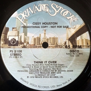 【Disco 12】Cissy Houston / Think It Over(A、B面)