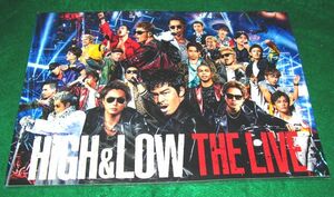 ∝9 A4ウォールステッカー [HiGH&LOW THE LIVE EXILE TRIBE (ジャケット) ver.]