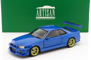 Greenlight 1/18 日産 R34 スカイライン GT-R 1999 ブルー NISSAN SKYLINE GT-R R34