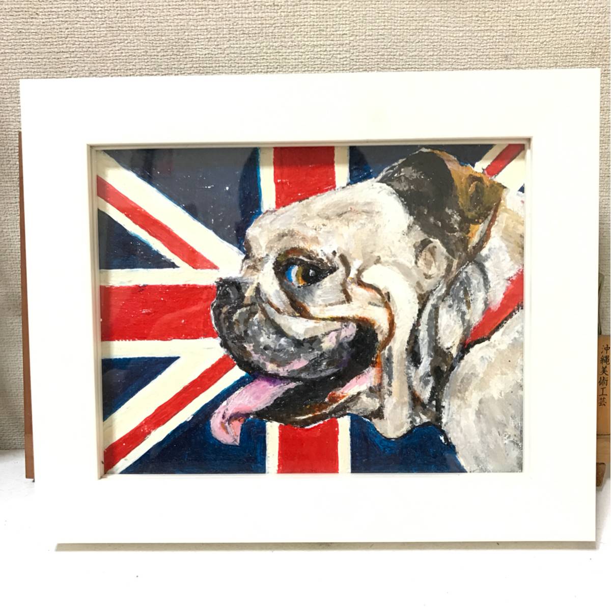 Französische Bulldogge, Acrylgemälde, Tiergemälde, Malerei, Ölgemälde, Tierzeichnung