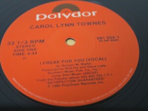 12'★CAROL LYNN TOWNES/I Freak For You(DISCO/FUNK)