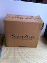 珍しい日本専売公社の時代のセブンスター Seven Stars カートンが入っていた段ボール箱_画像1