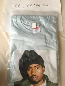 【水色L】Supreme 17AW Nas Tee Lサイズ 新品未使用 国内正規 17FW シュープリーム Tシャツ pale blue