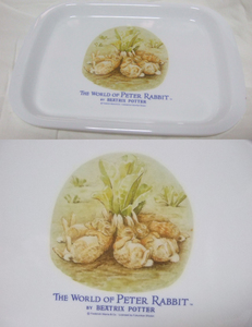 PETER RABBIT. mini tray i(melamin resin ).