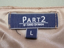 送料無料 PART2 BY JUNKO SHIMADA プルオーバーブラウス・L◆パート2 ジュンコシマダ/ドット/カットソー/22*8*1-16_画像7