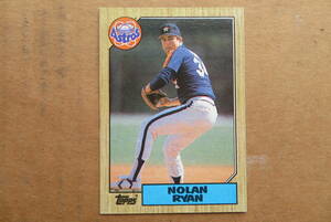 1987 topps MLB Astros NOLAN RYAN ヴィンテージ アメリカ ガレージ 店舗 コレクション ディスプレイ USA（A-91） 