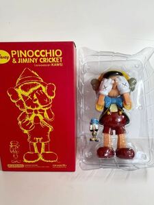KAWS ピノキオ PINOCCIO & JIMINY CRICKET【オリジナルフェイク】メディコムトイ ベアブリック スターウォーズ フィギュア