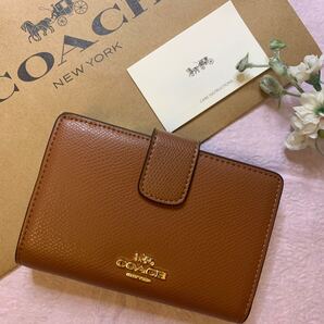 COACH コーチ 折財布 ブラウン 新品 未使用
