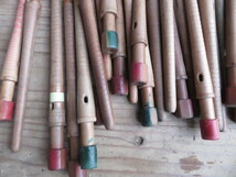 ふるい　木製糸巻き棒　７０本１セット_画像3