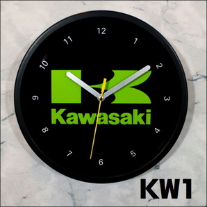 KW1 カワサキ Kawasaki ガレージ アートクロック ニンジャ エリミネーター Z1 バルカン W1 ゼファー 掛け時計 バイク時計 オートバイ Z2