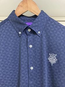 BEAMSGOLF PURPLE LABEL ゴルフポロシャツ NAVY size:L 新品(試着のみ）