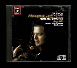 【逆輸入盤/CC38-3218】パールマン/バッハ:ヴァイオリン協奏曲集　Perlman/J.S.Bach: Violin Concertos　Japan Export