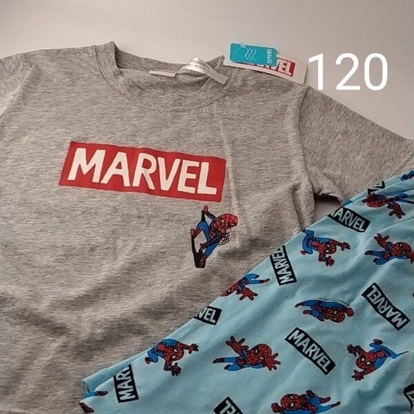 男の子 半袖 パジャマ MARVEL スパイダーマン 120