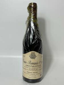 【未開栓】ヴォーヌロマネ プルミエ クリュ クロパラントゥ エマニュエル ルジェ 1997年 750ml 13% 赤ワイン 古酒