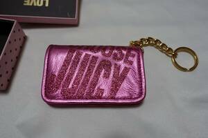 ★☆JUICY COUTURE 　ジューシークチュール　革製パス　キーケース　展示未使用品☆★