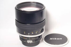 Nikon ニコン Ai Nikkor 135mm F2 単焦点 望遠レンズ 実用品 ( オールド レンズ フィルム カメラ Ai-S マニュアル