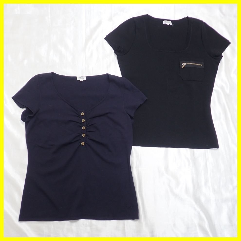 FOXEY.フォクシーブティック、42、希少、7分袖、ニット、グレー、美品