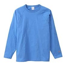 ◆新品 Champion チャンピオン T1011 長袖 Tシャツ メンズ M ライトブルー 定価7,150円 made in USA 米製 ヘビーウェイト 厚手 アメリカ製
