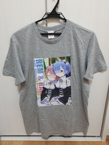 【新品】re:ゼロから始まる異世界生活 レム&ラムメイドプリントTシャツMサイズ