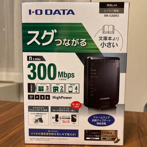 【美品】WiFi 無線LAN ルーター 300Mbps(規格値)WN-G300R3