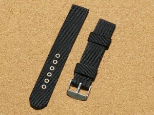 腕時計交換ベルト セパレートタイプ 18mm幅　黒　長４本、短２本　ジャンク品