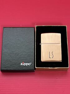 ZIPPO/ ジッポー/ L.S SINCE 1981 カッパー色 オイルライター 未使用 1998年