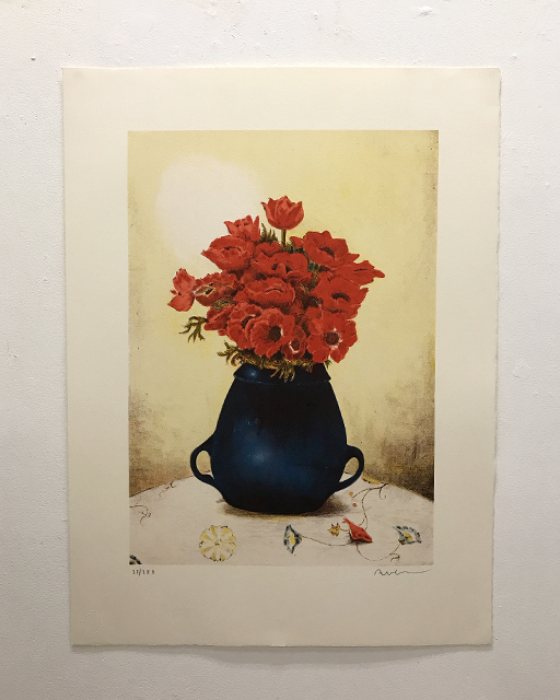 SALE/60%OFF】【SALE/60%OFF】常岡幹彦「瓶花・スペイン壺と鉄仙花
