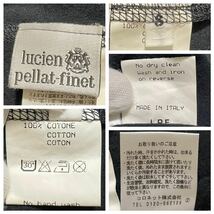 本物 ルシアンペラフィネ フロントヘンプ スタッズ 装飾スターダスト 半袖 Tシャツ トップス S ブラック 黒 Lucien pellat-finet_画像9