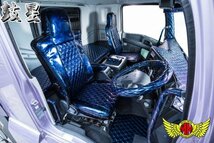 トラック用品 鼓星 オリオン フロアマット ブラウン 運転席 07エルフワイド(フットレスト有)85系 H43アトラス同型 H19/01～【送料800円】_画像4