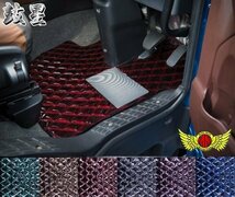 トラック用品 内装 鼓星 オリオン フロアマット グリーン 運転席 UD パーフェクトクオン (2ペダル) H29/04～【送料800円】_画像3