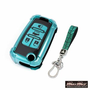  Chevrolet exclusive use Robot case TYPE A 4 button type TPU soft smart key case green / Spark cruise [ mail service postage 200 jpy ]