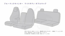 金華山 マドンナ 運転席 シートカバー ビニール無 ワインパープル 16ブルーテックキャンター ワイド・ダブルキャブ H28.05～【送料800円】_画像3