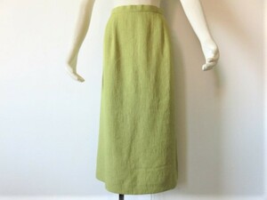 # as good as new fine quality beautiful goods [ Retour ]ru toe ru high class made in Japan long skirt large size 15 number 2L waist 85. postage 185 jpy b1823