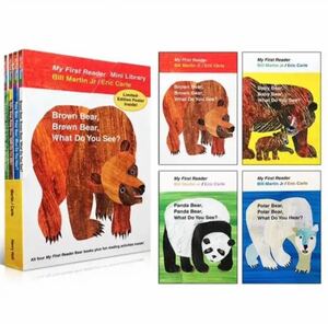 新品 Brown Bear 4冊セット ポスター付き 子ども英語絵