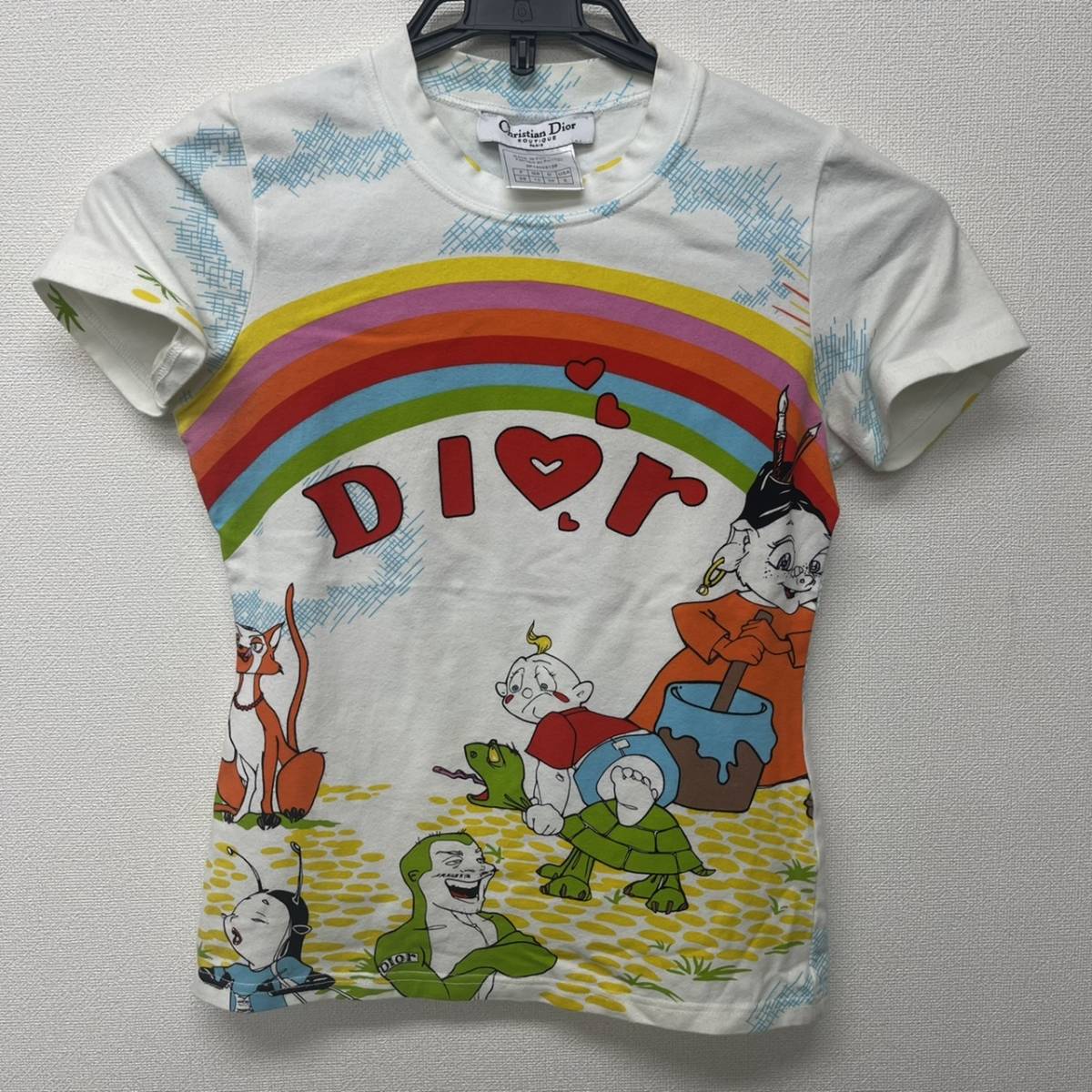ディオール フラワー Tシャツ トップス ジョン・ガリアーノ期 www