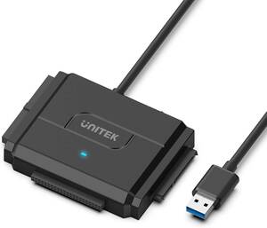 Unitek IDE SATA 両方対応 USB3.0 ドライブ交換アダプター 2.5/3.5インチHDD SSD 光学ドライブに対応 ay151