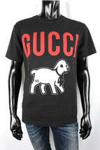 1207 グッチ GUCCI GGロゴ ドッグ ロゴ Tシャツ ブラック 黒 半袖 [S～M] メンズ ポロシャツ パーカー ワンちゃん イヌ いぬ 犬 I89_画像5