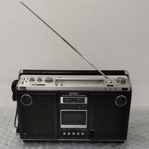 C21466(091)-6/OR4000【横浜】SONY ラジカセ CF-6500 ソニー ステレオ カセット コーダー ラジオ 1990年製FM/AM STEREO CASSETTE-CORDER