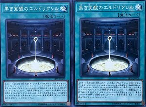 遊戯王 ノーマル 魔法 2枚セット 黒き覚醒のエルドリクシル DBSS