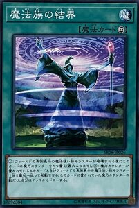 遊戯王 ノーマル 魔法 1枚 魔法族の結界 SR08