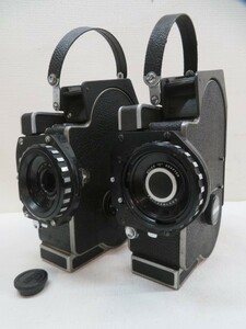 2台セット●●BOLEX H16 フィルムカメラ２台セット ボレックス 16mm シネカメラ 昭和レトロ USED 58398●●！！