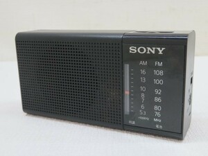 ★SONY ICF-P36 コンパクトラジオ FM/AM ソニー 電池付き 動作品 58125★！！