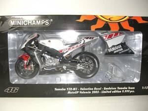 # limitation 9999pcs. PMA 1/12 2005 Yamaha YZR-M1 V. Rossi baren sia