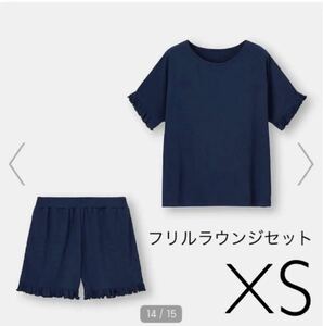 GU フリルラウンジセット(半袖&ショートパンツ) XS