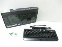 ♪Razerレーザー RZ03-0170 BlackWidow Ultimate 2016 EDITION ゲーミングキーボード/テンキーあり/USB 08122E @100♪_画像1