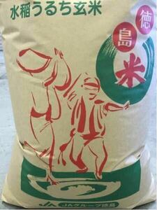 ①令和４年産 徳島県産コシヒカリ 玄米２５Ｋ　送料無料